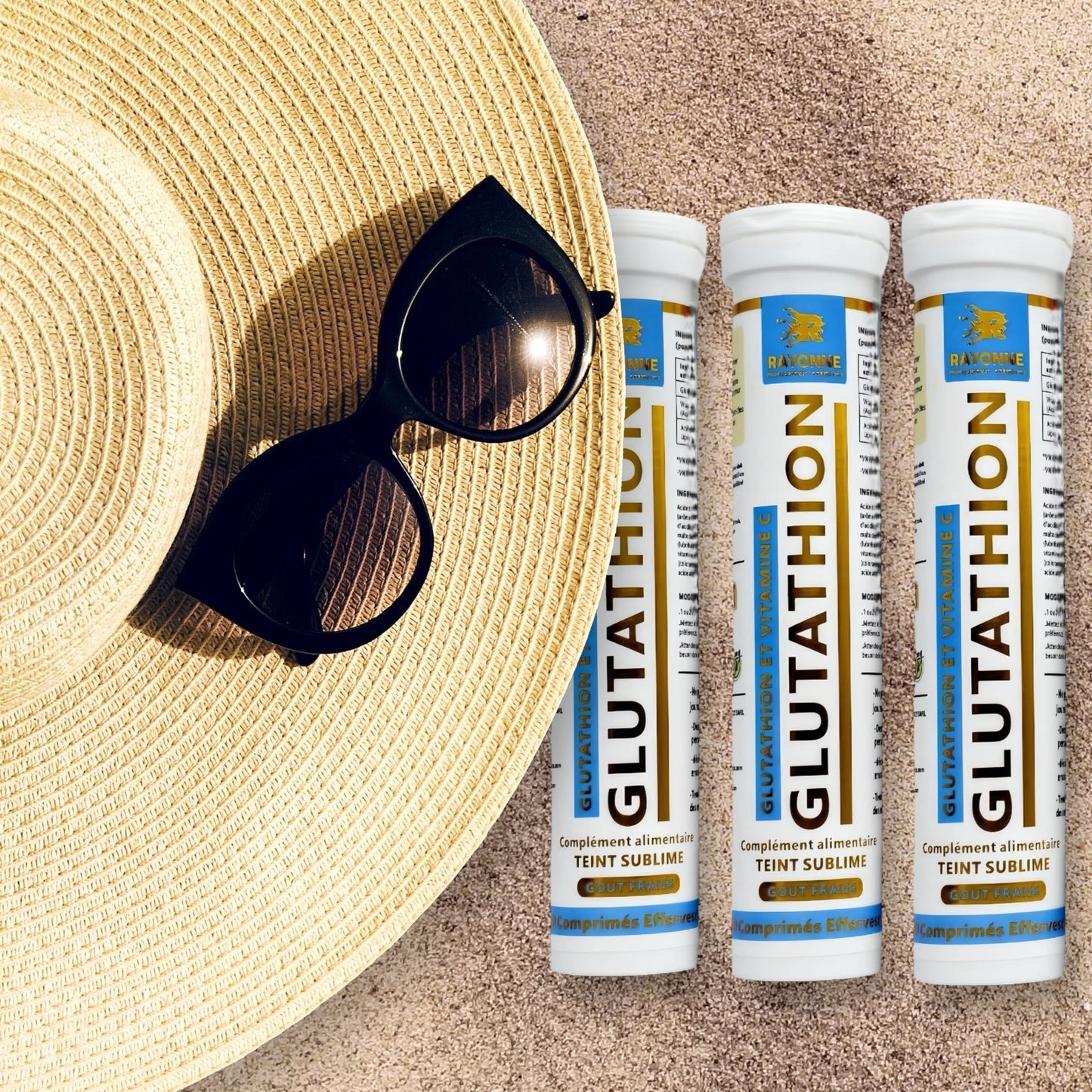 Glutathion Effervescent – Teint Sublime/ Pack de 3 tubes