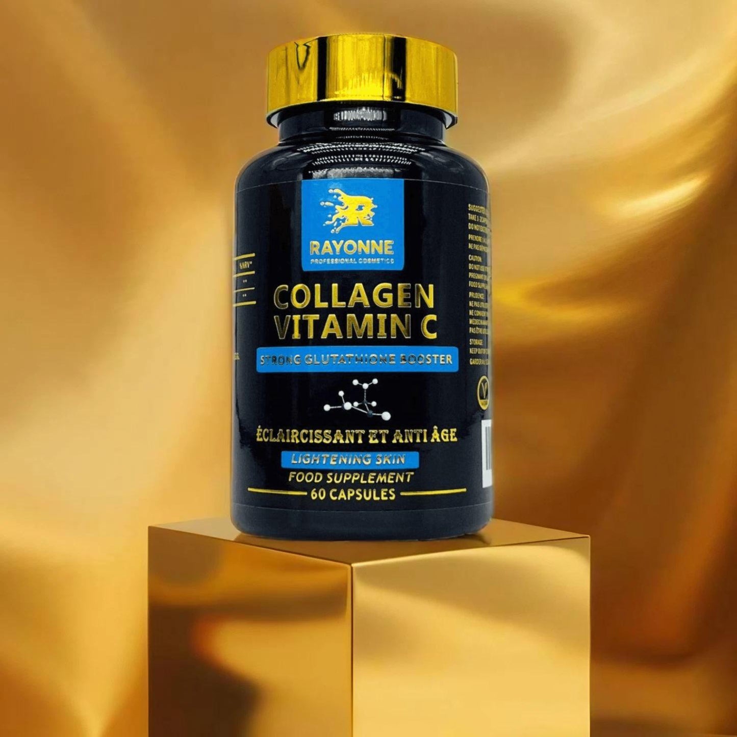 Collagen & Vitamin C – Le Booster Ultime de Glutathion pour une Peau Eclatante