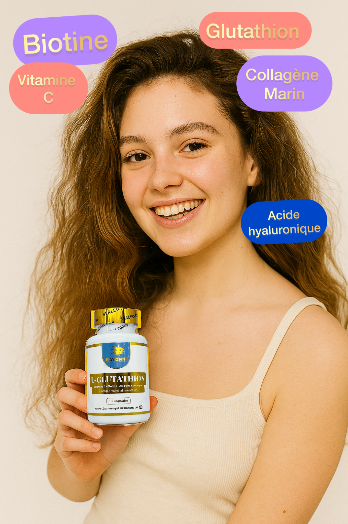 Glutathion éclat+ et uniformité 21000mg