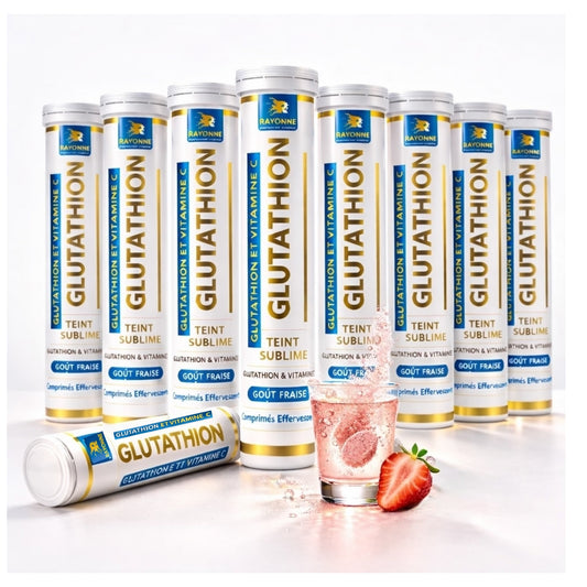 Glutathion Effervescent – Teint Sublime - Pack de 9 tubes