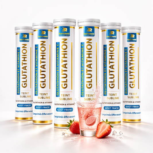 Glutathion Effervescent – Teint Sublime- Pack de 6 tubes