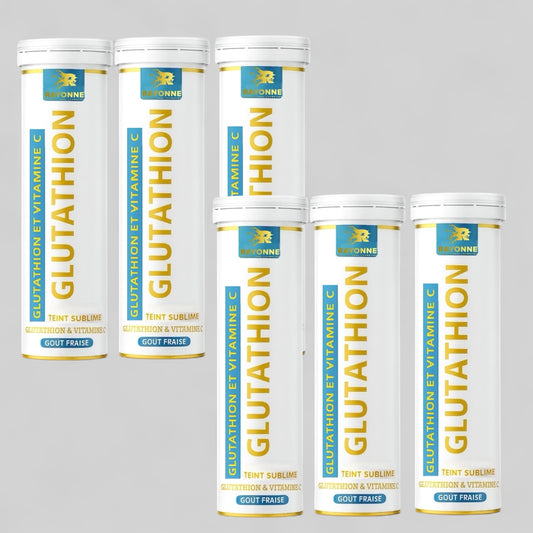 Glutathion Effervescent – Teint Sublime- Pack de 6 tubes