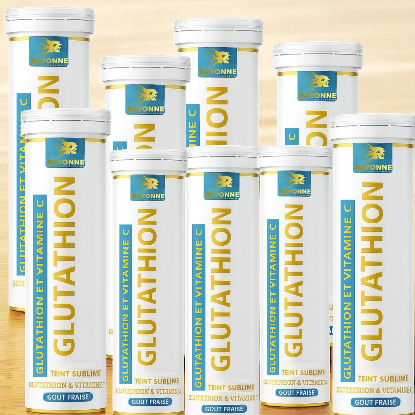 Glutathion Effervescent – Teint Sublime - Pack de 9 tubes