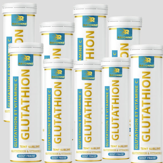 Glutathion Effervescent – Teint Sublime - Pack de 9 tubes