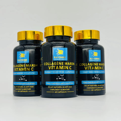 glutathion collagène Pack Collagène marin & Vitamine C – Booster Ultime de Glutathion