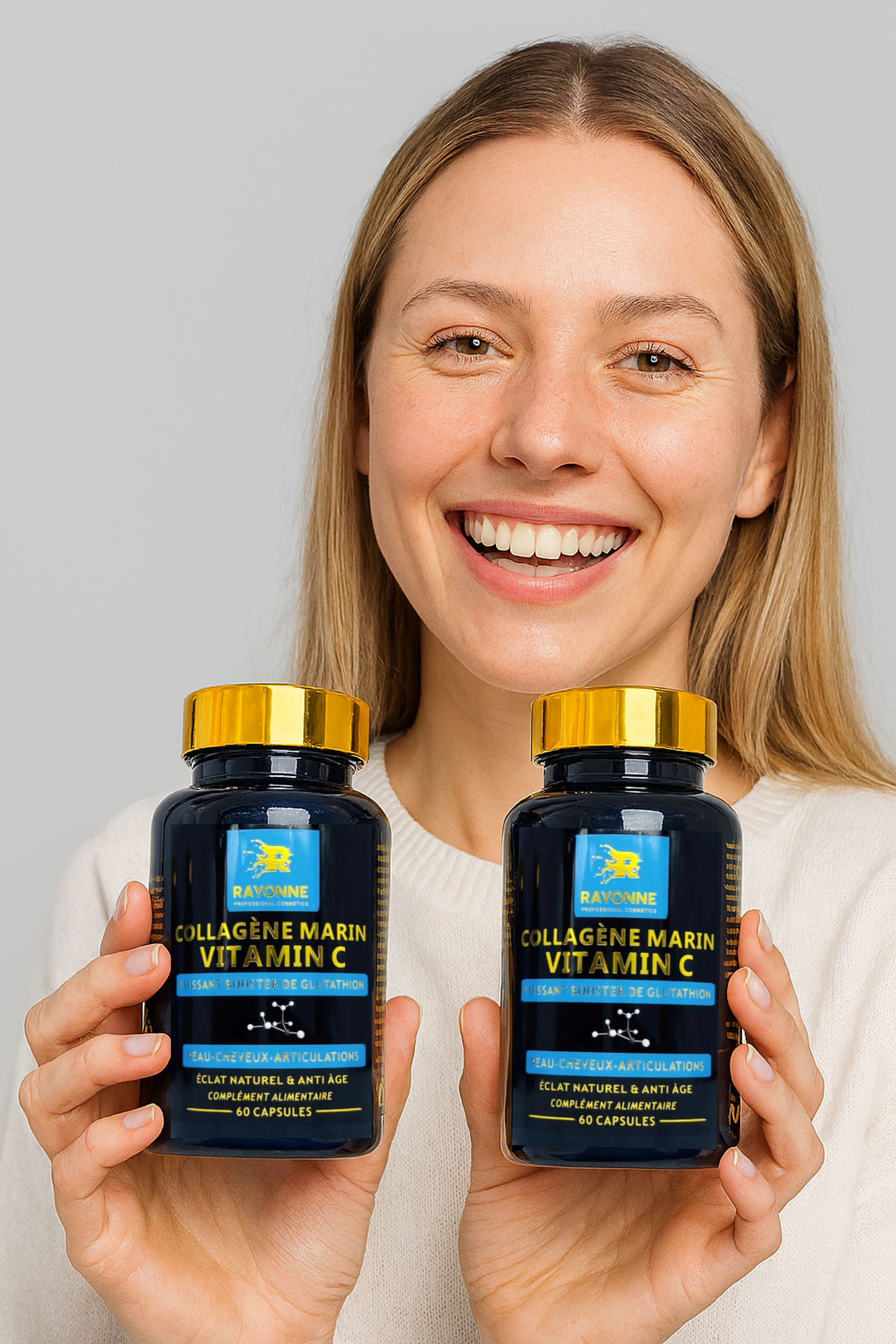 Collagène marin & Vitamine C – Booster Ultime de Glutathion